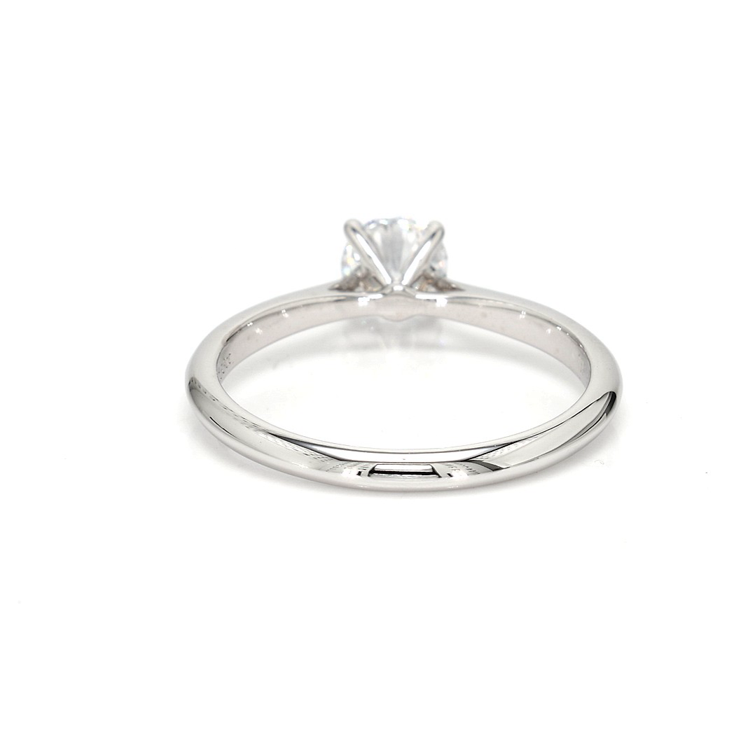 18K 0.53ct Round Shaped Florence Ring White Frame 16