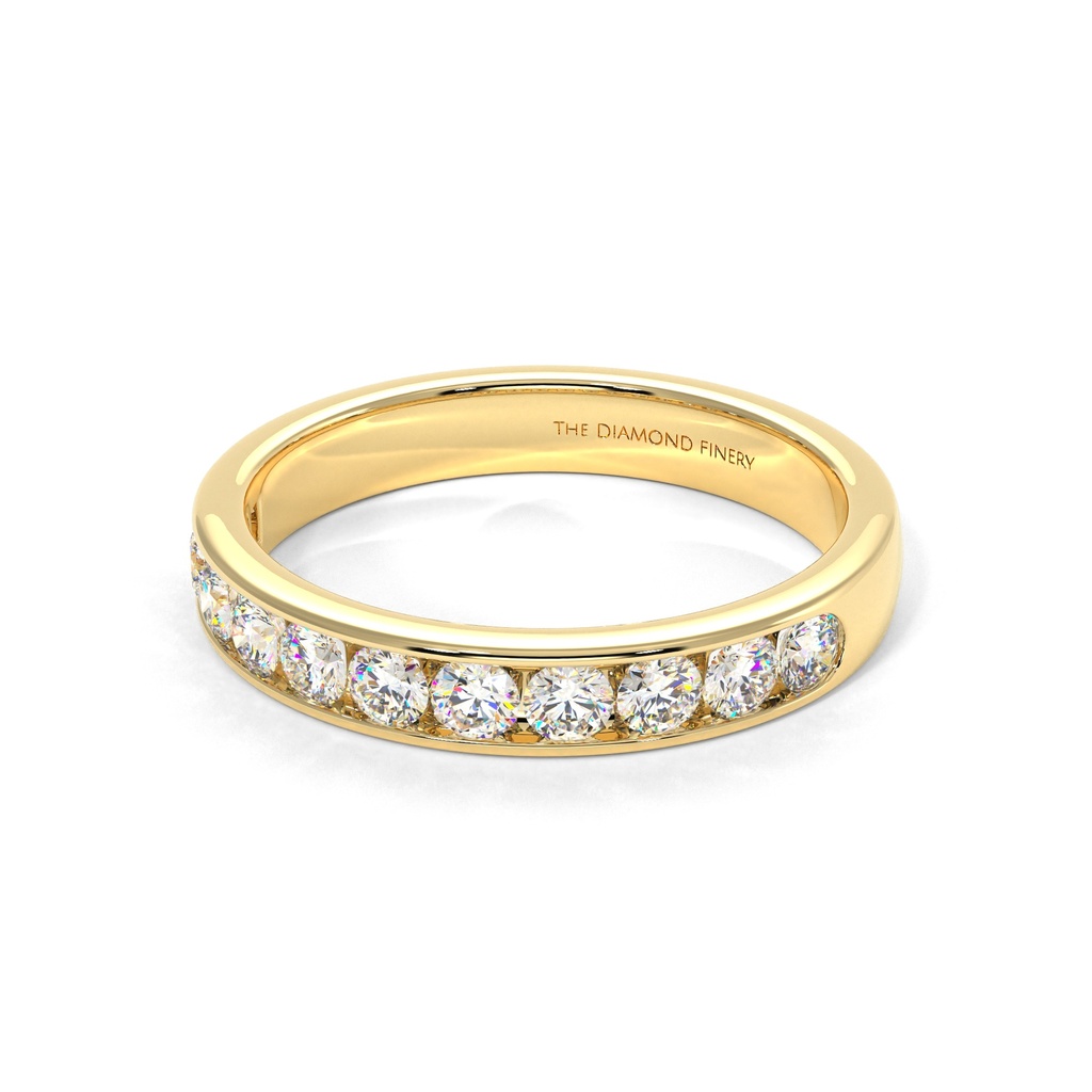 Channel - Lab Grown Yellow Gold