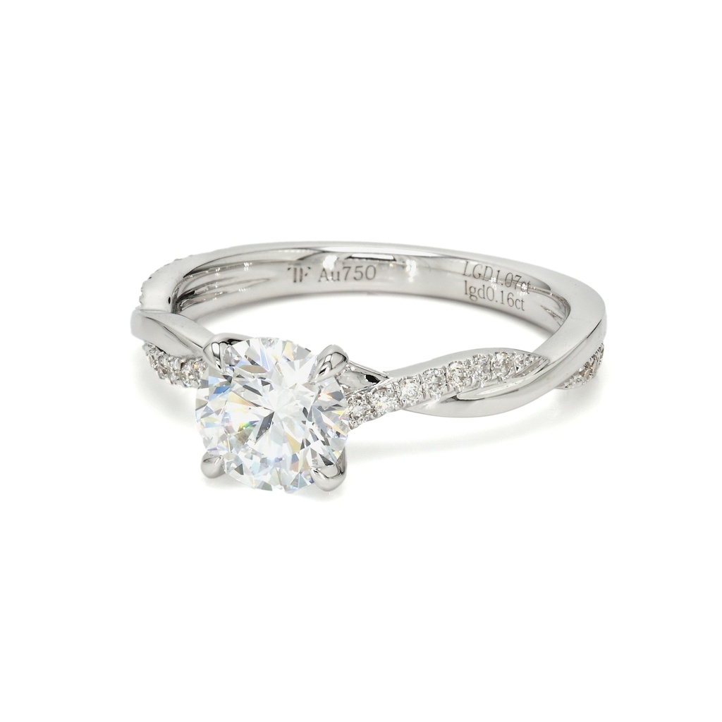 1.07ct Yves Size 6.5 White