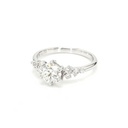 18K 0.92ct Round Shaped Sophie Ring White