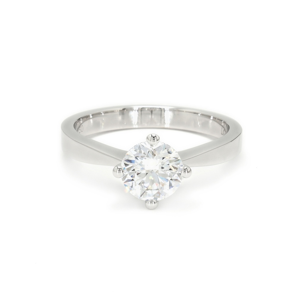 18K 1.06ct Round  Shaped Miel Ring