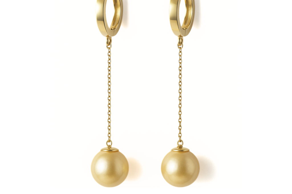 Dark Champagne Pearl Dangling