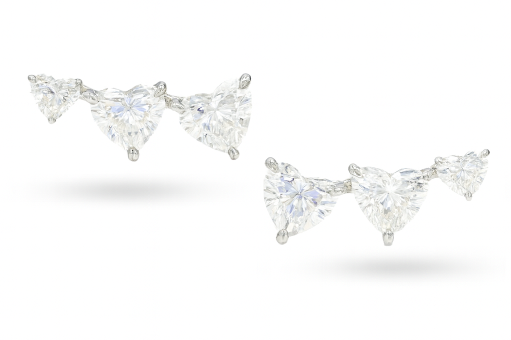 Heart Graduated Earrings