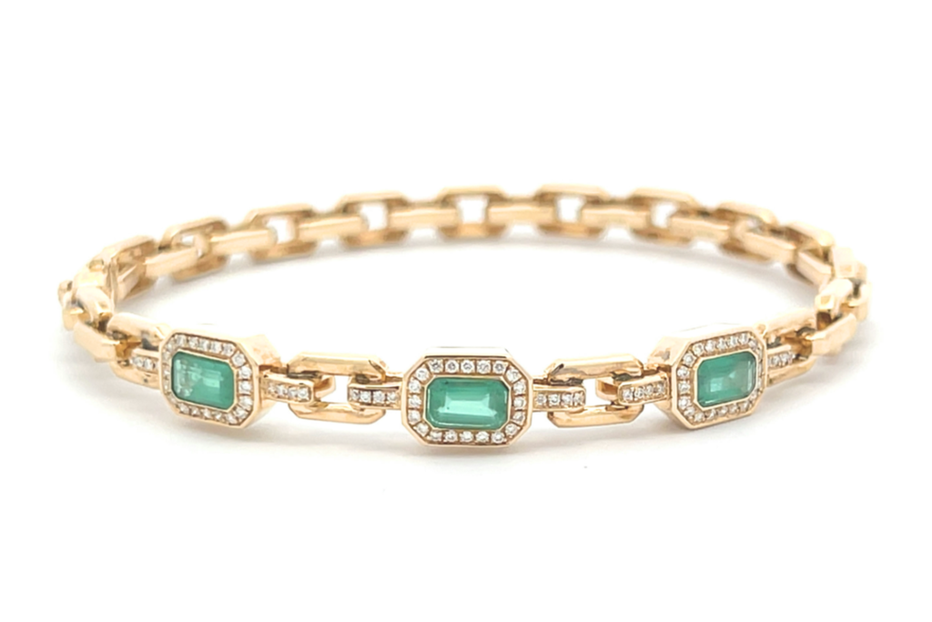 Emerald Luxe Link Bracelet
