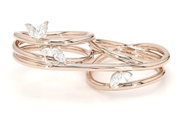 Intertwined Marquise Ring